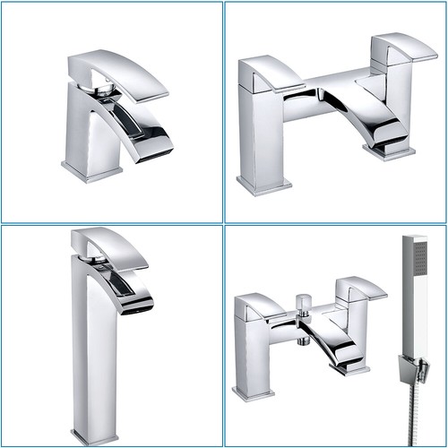 Modern bathroom sink taps bath - modern,