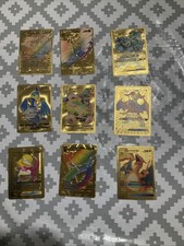 9 Rare Golden Pokémon Card ( See Description)