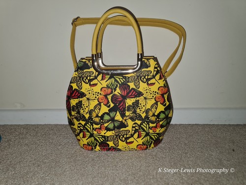 Woman hand bag yellow with - woman's,