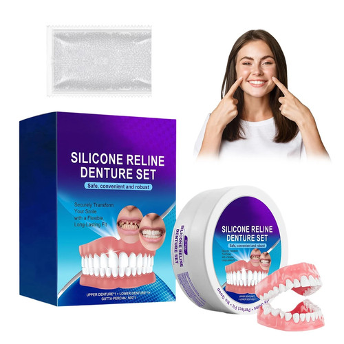 Silicone dentures full mouth - silicone,