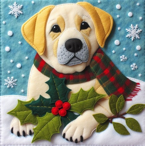 Single luxury yellow labrador - single,