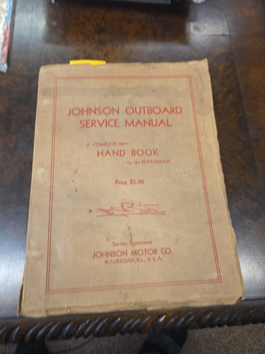 Johnson outboard service - outboard,