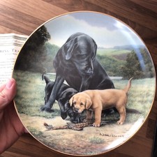 Franklin Mint Plate Black