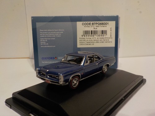 Pontiac gto blue - 1966,