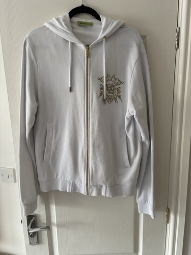 White versace jeans hoodie - white,