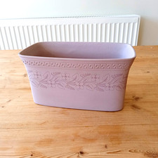 Rare Wedgwood Interiors Lilac Jasperware Planter