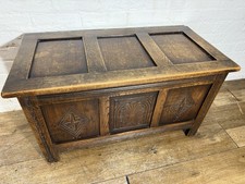 Antique Oak Coffer Chest