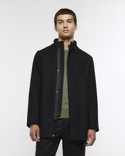 River Island Mens Black Cotton