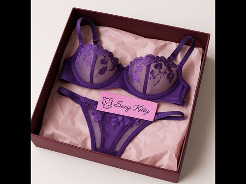Beautiful purple lingerie - beautiful,