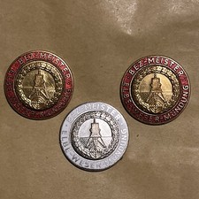 Bez-Meister Elbe-Weser-Mündung German Shooting Badges x3