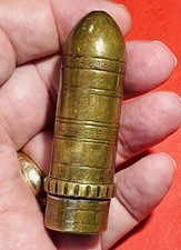 Antique Kaschie WW2 Trench Art Bullet  Lighter Made In France