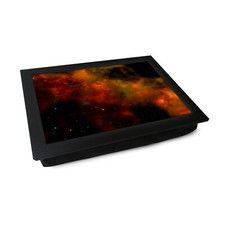 Red Nebula Space Lap Tray -