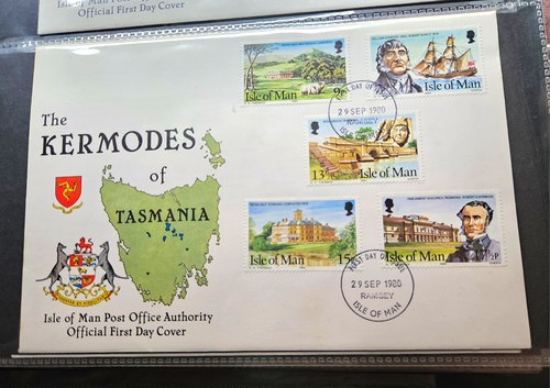 Isle man post - of,