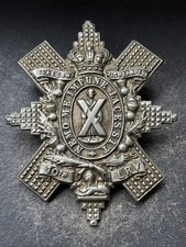 Glasgow Highlanders, 10th Lanarkshire Rifle Volunteers British Army Cap Badge.