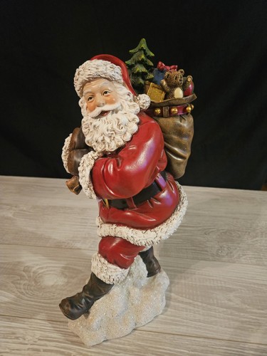 Santa claus bag gift bear - santa,