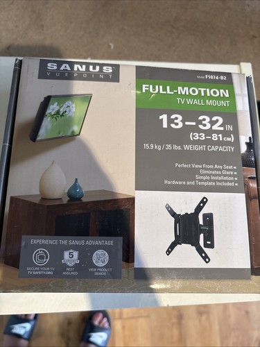 Sanus full motion wall - tv, full-motion