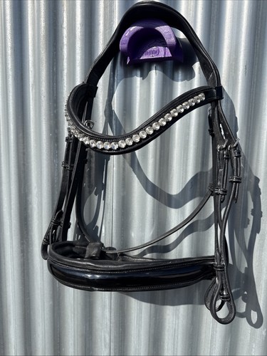 Black english leather double - black,