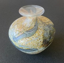 Peter Layton Glass Vase - Art Glass - Signed