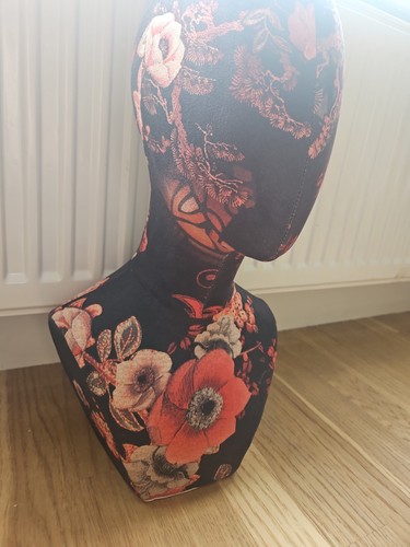 Black fabric display - fabric,