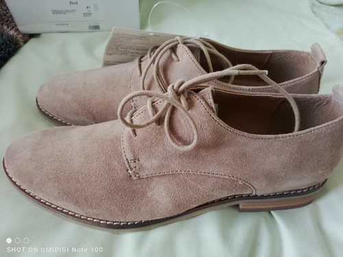 Ladies suede lace shoes - ladies, 8