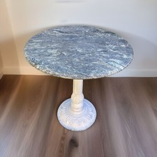 CAST IRON TABLE with MARBLE