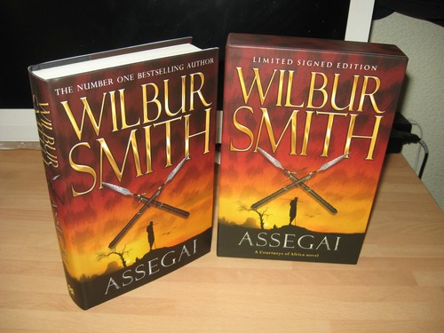 Wilbur smith assegai signed - wilbur,