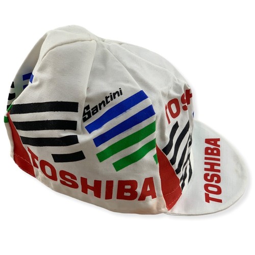 Santini toshiba cycling cap - toshiba,
