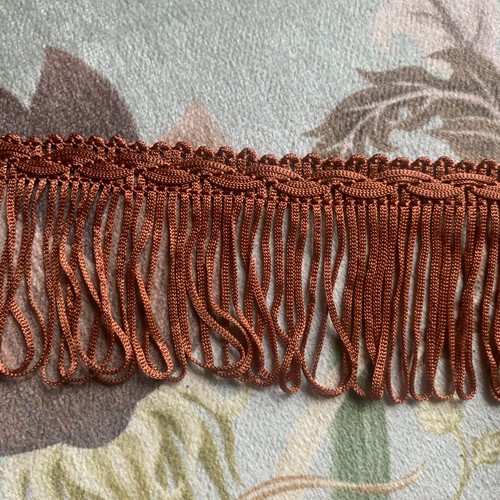 Vintage 5cm rust - 1m, rust/terracotta