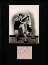 LAUREL AND HARDY SONS OF THE DESERT COMEDY GREATS  SIGNED AUTOGRAPH DISPLAY *2