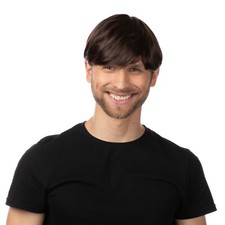 Mens Wig Hair Short Natural