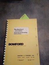 bomford hedge cutter Auto Mower Assembly & Operating Instructions