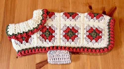 Handmade crochet granny - granny, square
