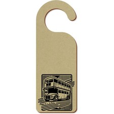'London Bus' 200mm x 72mm Door Hanger / Sign (DH00041945)
