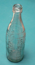 'Monsters' Green Glass Vintage bottle - Soda Stream ltd