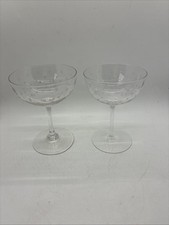 2x Vintage Star Etched