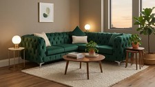 Chesterfield Corner Sofa In
