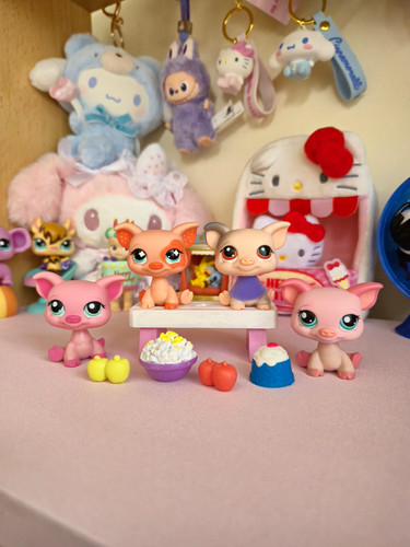 Littlest pet shops pigs - littlest,