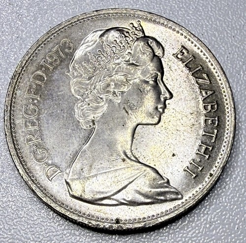 Large 1973 10p ten - 10p, pence