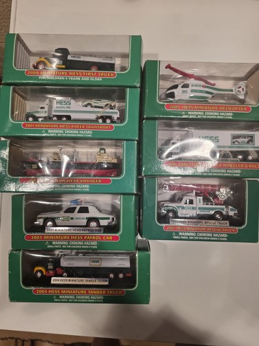 Hess mini trucks - hess,