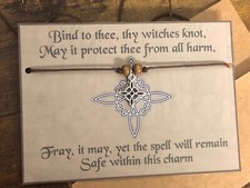Witches Knot Wish Bracelet With Card And Envelope Gift For Witch