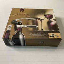 BarCraft Connoisseur Corkscrew Set - Deluxe Wine Opener Kit rarely used