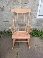 Vintage Wooden Rocking Chair 