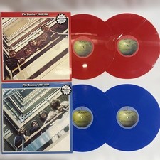 Lp Records Beatles Red Album Blue Album Limited Edition Vinyl Record Set