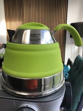 Outwell Collapsible Stainless Steel And Silicon 1.5L Camping Kettle