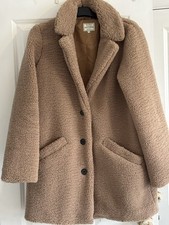 Fat Face Teddy Coat Size 14