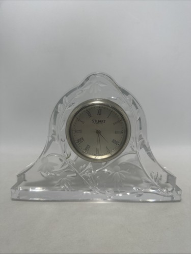Stuart crystal cascade clock - stuart,