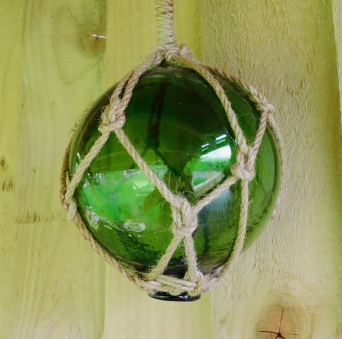 Glass nautical float buoy - float,