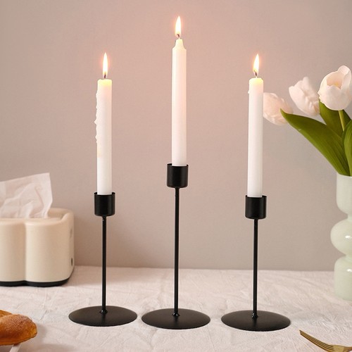 Candle holder piece iron - 3,