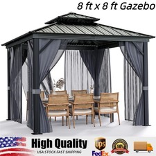 8 ft x 8 ft Hardtop Gazebo