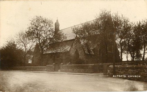 Real photo postcard - photo, altofts